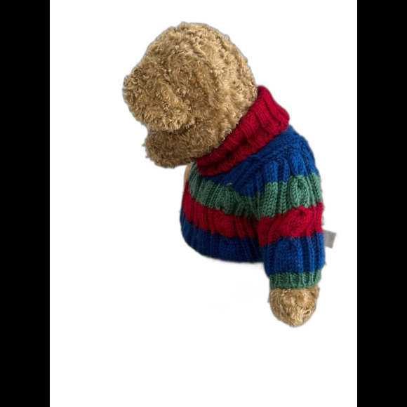 Gund Stuffed Animal Little Brown Bear with Holiday Sweater Plush Teddy (43467) - Picture 4 of 10